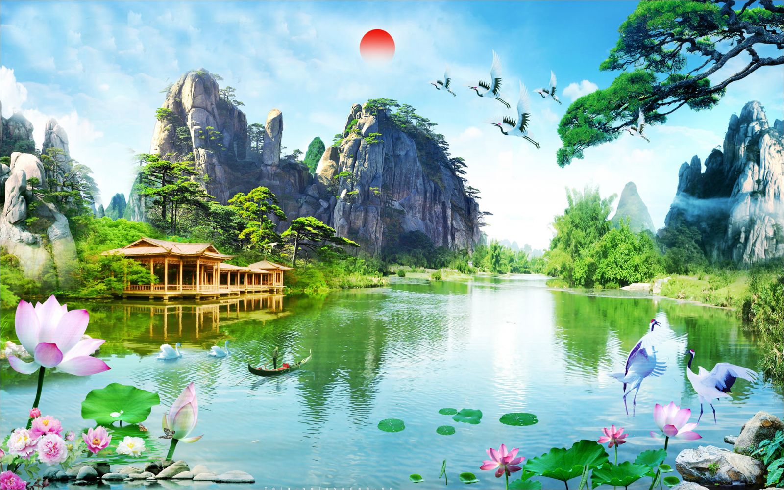 Tranh phong thủy mệnh Mộc